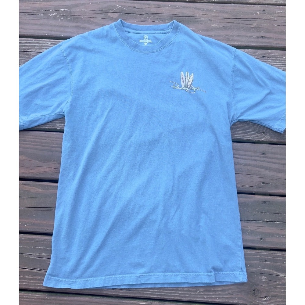 Panama Jack T Shirt Mens XL Blue Perfect Ride Surf Wagon Graphic Tee Good